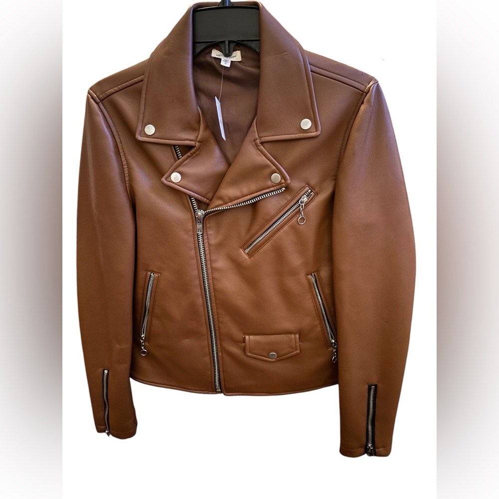 Silent + Noise Faux Leather Jacket